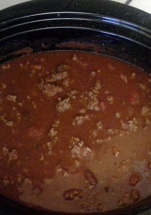 A picture of Wendy's chili.