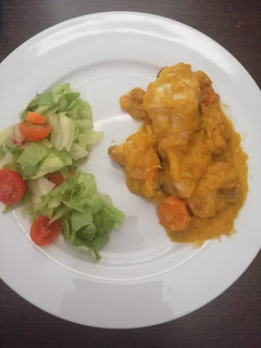 Una foto de Pollo en salsa de verdura