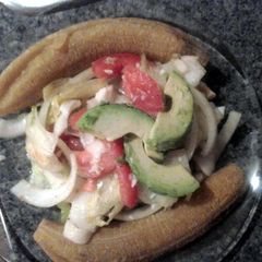 EnsaladaDe Bacalao (Bacalao Salad) A picture of EnsaladaDe Bacalao (Bacalao Salad).