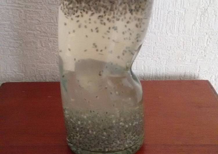 Chia seed water