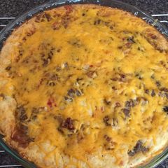 A picture of Oh So Filling Sausage Breakfast Pie.