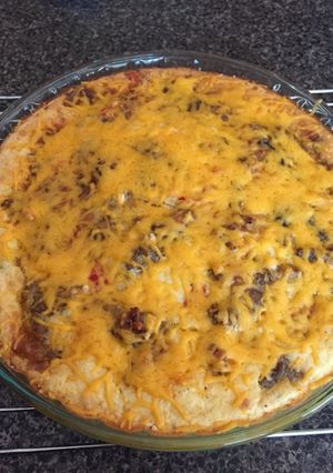 A picture of Oh So Filling Sausage Breakfast Pie.