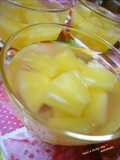 Wobbly Jelly with Canned Pineapple