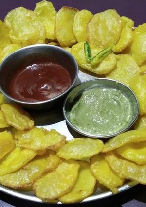 A picture of Batata Bhajiya.