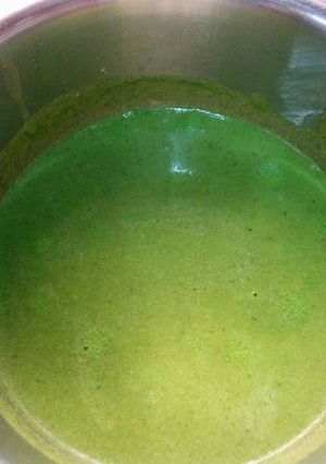 A picture of Green magic soup.