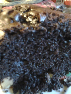 A picture of Rocky Chocolate Cake.