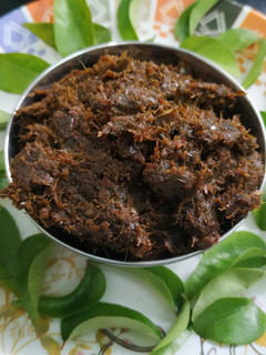 கறிவேப்பிலை தொக்கு(Kari veppillai Thooku Recipe in Tamil) செய்முறை முக்கிய புகைப்படம்