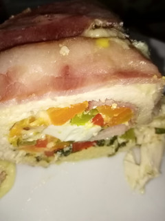 Una foto de Pechuga rellena