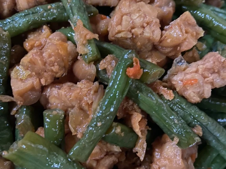 Cara Mudah Membikin Resep Tumis tempe kacang panjang yang Bisa Manjain Lidah Anti Ribet, Lezat