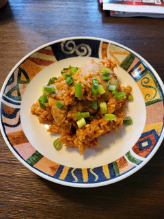 A picture of Jollof rice.