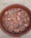 Albóndigas en salsa al horno