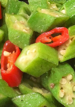 Foto resep Tumis okra terasi