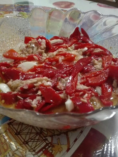 Una foto de Ensalada de pimientos