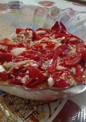 Una foto de Ensalada de pimientos