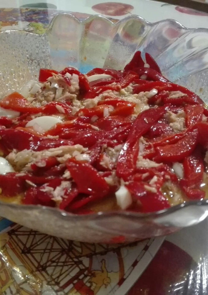 Una foto de Ensalada de pimientos