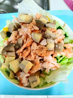 椒麻雞胸肉沙拉 的食譜成品照片