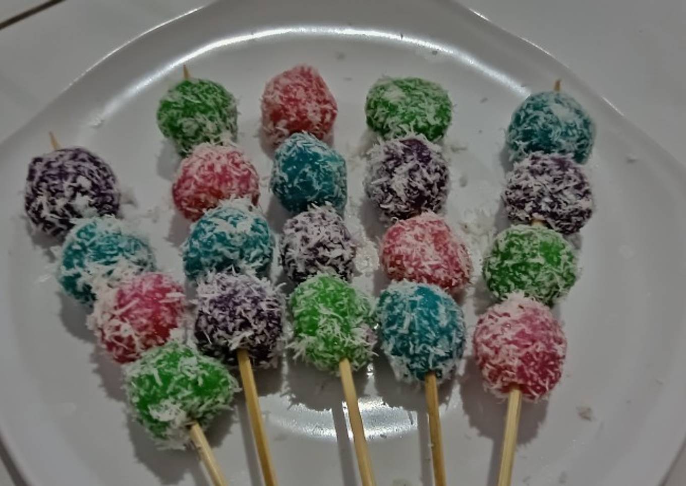 Resep Sate Singkong Warna Warni