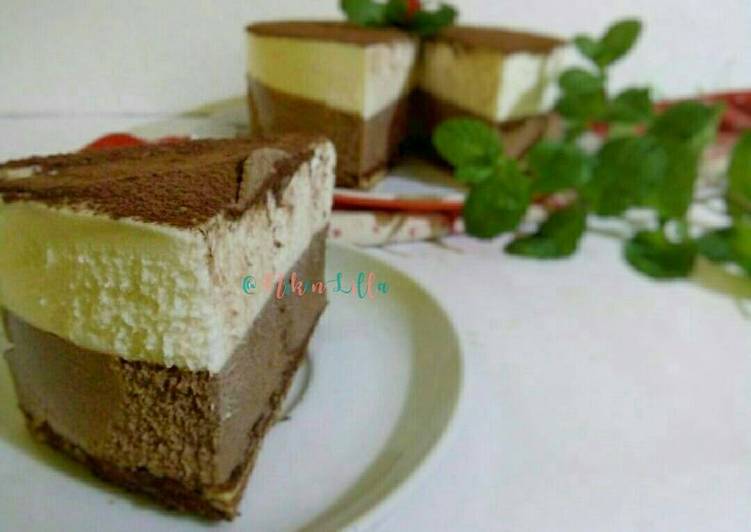 Resep Triple Chocolate Mousse Cake Yang Lezat