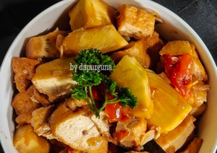 Resep: Di RumahTumis Tahu Sukun