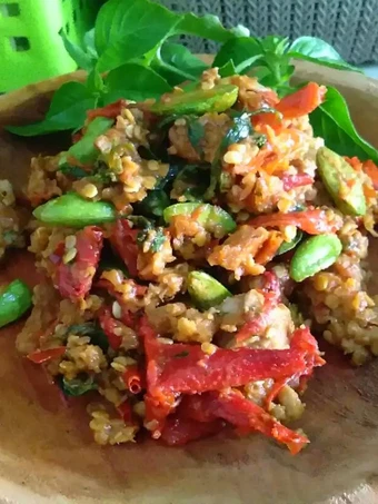 Langkah Gampang Menyiapkan Resep Sambal Tempe pete yang Enak Banget Anti Ribet, Menggugah Selera