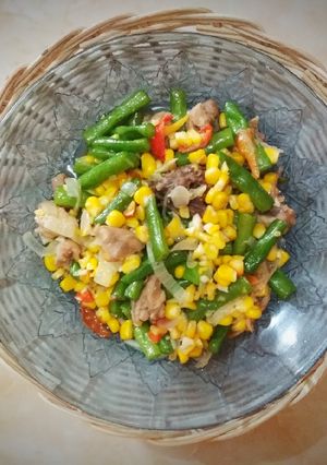 Foto resep Tumis Jagung Ayam Buncis