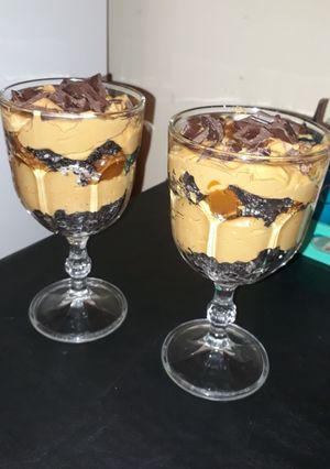 Una foto de Copones de postre oreo. Una bomba!!!!💗