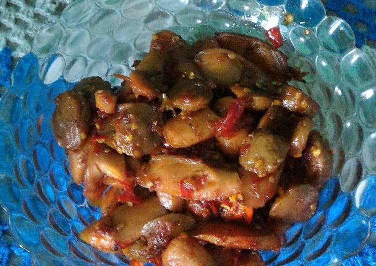 Sosis bakso balado