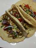 Relleno de fajitas con champiñones