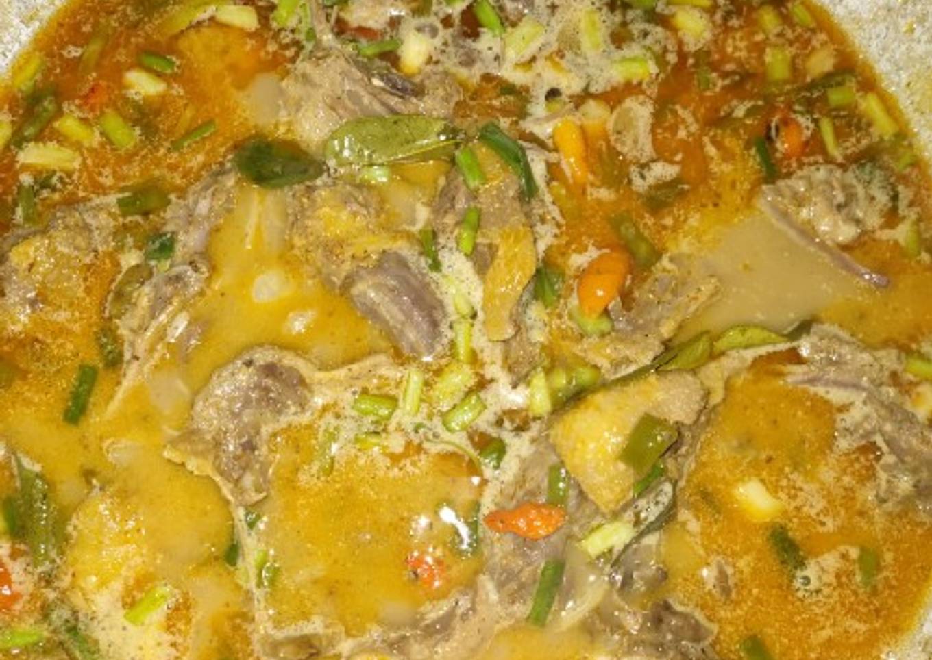 Ayam kampung santan pedas