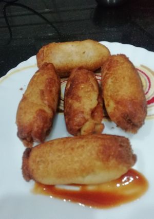 A picture of Paneer Bread Roll.
