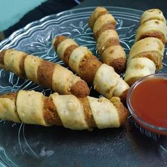 A picture of Spiral potato cutlet.