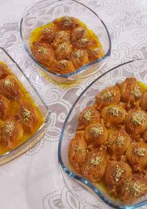 عکسی از دستور باقلوا استانبولی با خمیر دست ساز