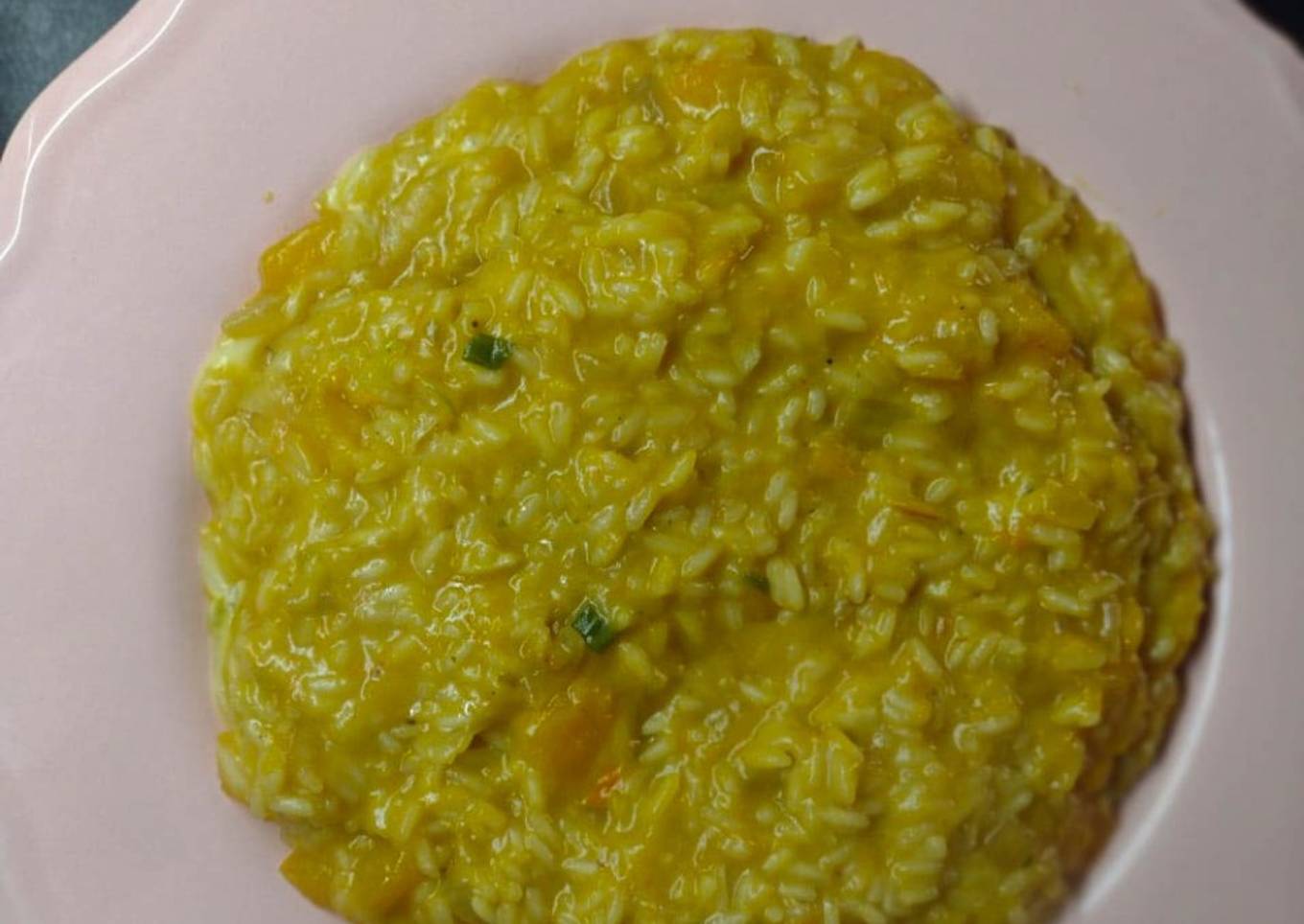 Risotto de calabaza. ❤️