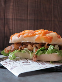 薑燒豬肉長堡 的食譜成品照片