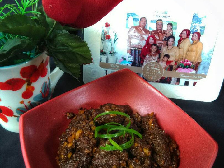 Ternyata begini lho! Resep mudah buat Sate Sapi Goreng resep Bubu dijamin enak