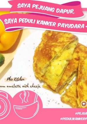 Foto resep Mushroom omelette with cheese