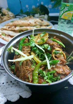 A picture of Butt karahi 😋👍👌.