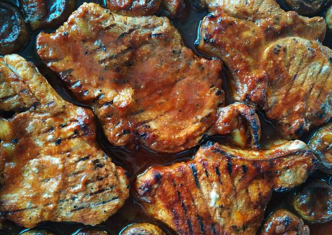 Стейк из свинины на кости #непп