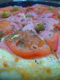 Pizza de Jamón y tomate 🍕