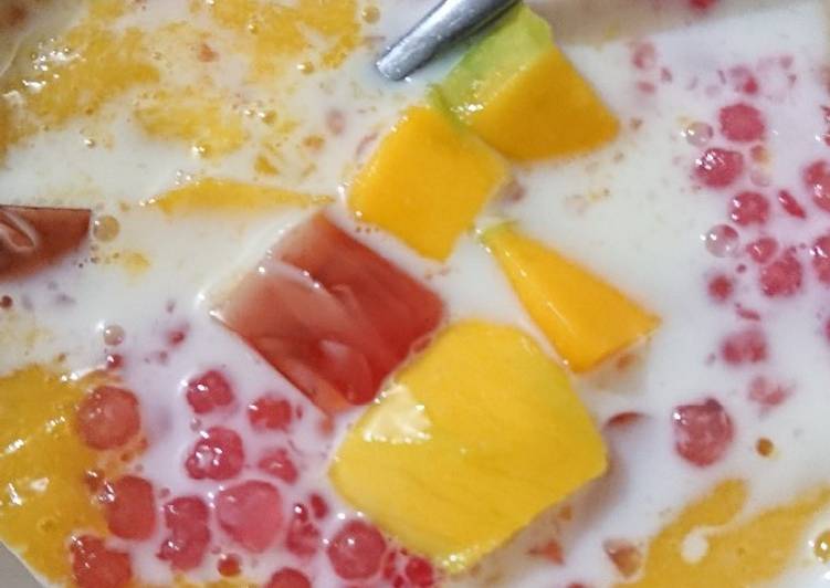 How to Cook Appetizing Mango sago