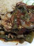 Cuarto de pollo deshuesado a la teriyaki