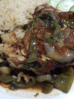 Una foto de Cuarto de pollo deshuesado a la teriyaki