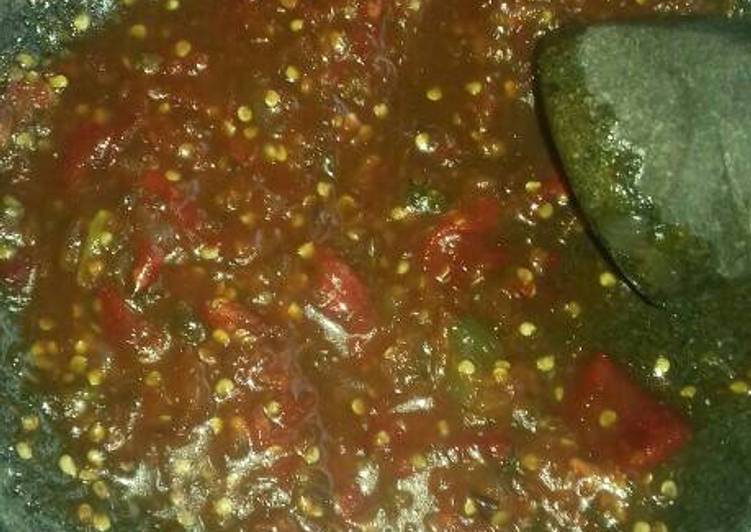 Resep Sambel Lalapan Anti Gagal