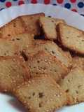Galletas De Harina De Garbanzo y Semillas