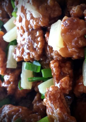 A picture of Sweet and Sour Pork.