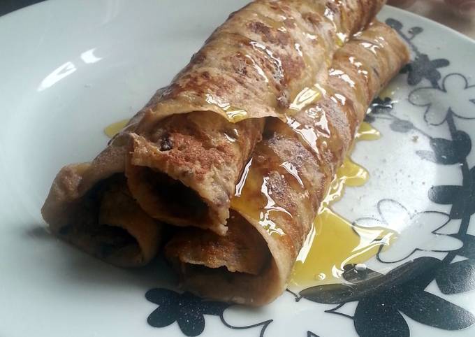 banana crunch pancakes Recipe