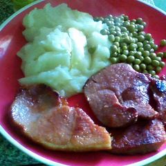 A picture of Simple Ham Steak.