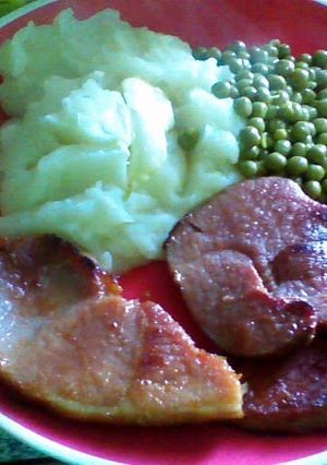 A picture of Simple Ham Steak.