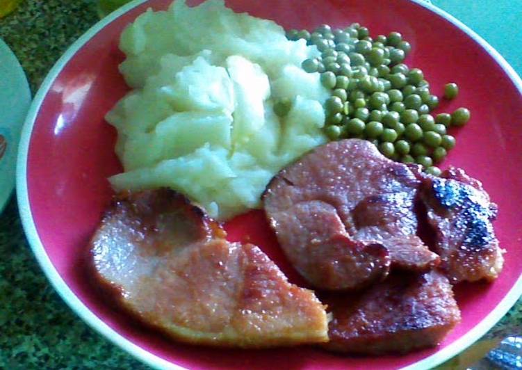 Simple Ham Steak