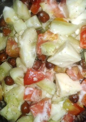 A picture of Easy diet salad...